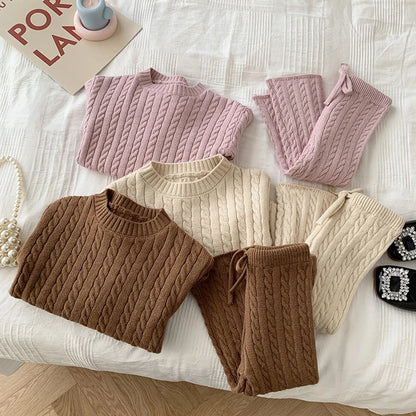 Knitted Kids Clothing Set